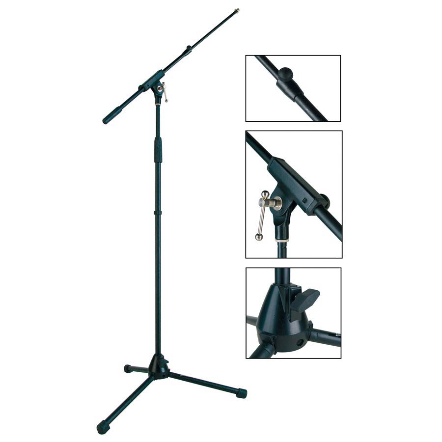 Boston MS-1425 BK Boston Stage Pro Series microfoonstatief Boston MS-1425 BK Boston Stage Pro Series microfoonstatief
