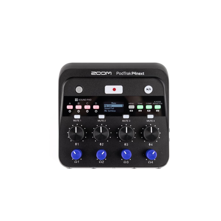 Zoom PodTrak P4next Podcast Recorder Zoom PodTrak P4next Podcast Recorder