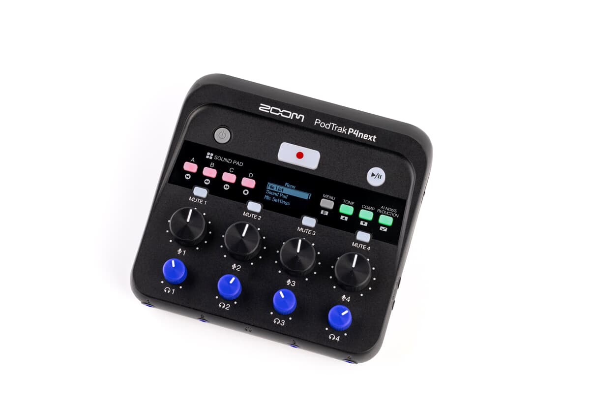 Zoom PodTrak P4next Podcast Recorder