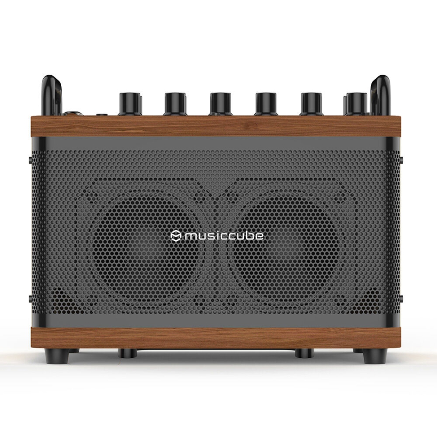 MUSICCUBE Tiny Box D2 Dark Oak Wood MUSICCUBE Tiny Box D2 Dark Oak Wood