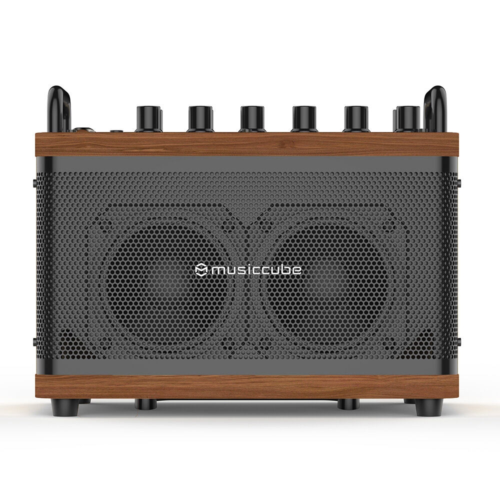 MUSICCUBE Tiny Box D2 Dark Oak Wood MUSICCUBE Tiny Box D2 Dark Oak Wood