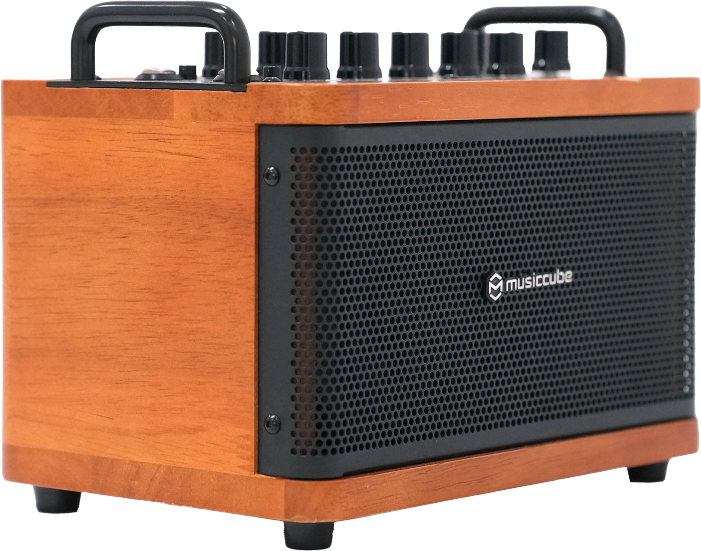 MUSICCUBE Tiny Box D2 Dark Oak Wood MUSICCUBE Tiny Box D2 Dark Oak Wood
