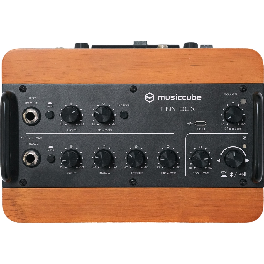 MUSICCUBE Tiny Box D2 Dark Oak Wood MUSICCUBE Tiny Box D2 Dark Oak Wood