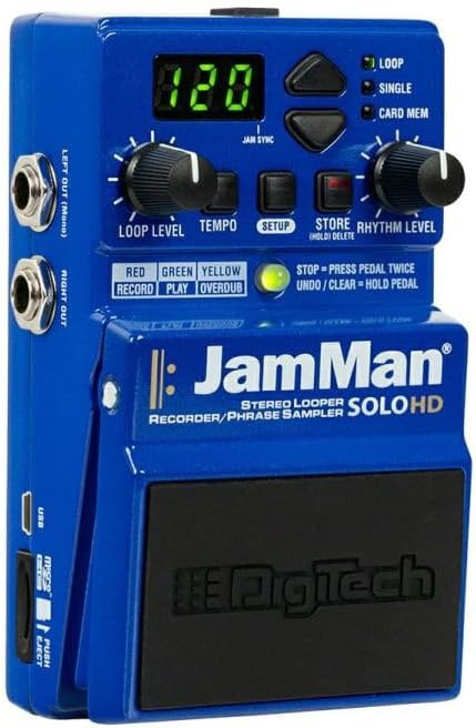 Digitech Jam Man Solo HD Stereo Looper Digitech Jam Man Solo HD Stereo Looper