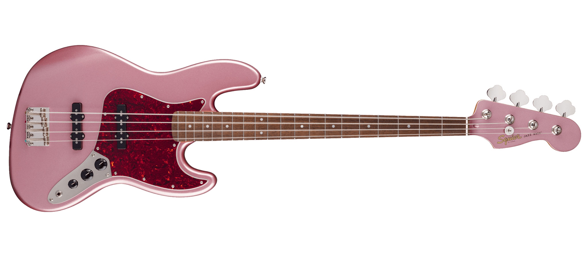 mavis JazzBassタイプ　ピンクカラー Squier FSR Classic Vibe 60s Jazz Bass LRL MH BGM | DijkmanMuziek |