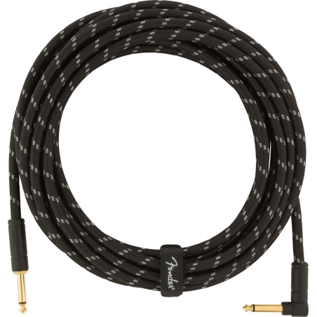 Fender Deluxe Series Instrument Cable 18.6ft Straight/Angle BTWD