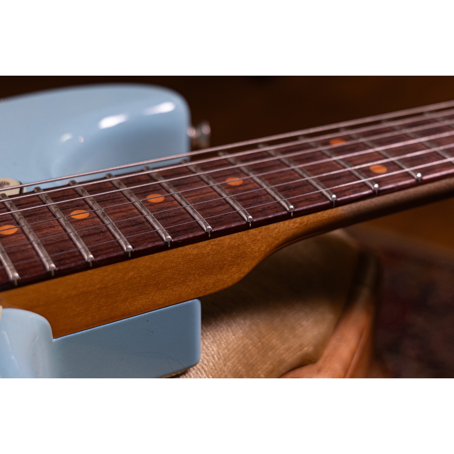 Fender Custom Shop Late 62 Strat Relic Faded Daphne Blue