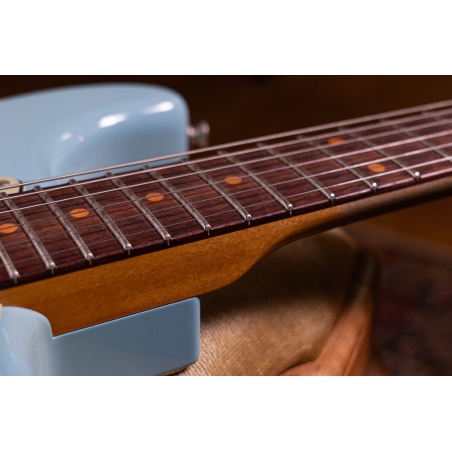 Fender Custom Shop Late 62 Strat Relic Faded Daphne Blue