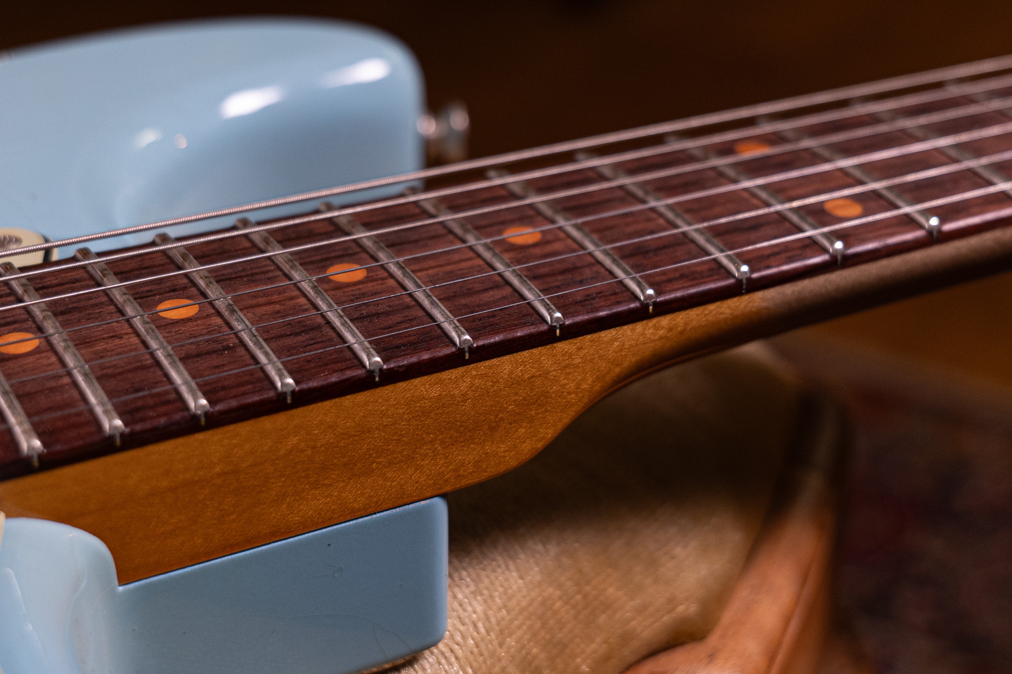 Fender Custom Shop Late 62 Strat Relic Faded Daphne Blue