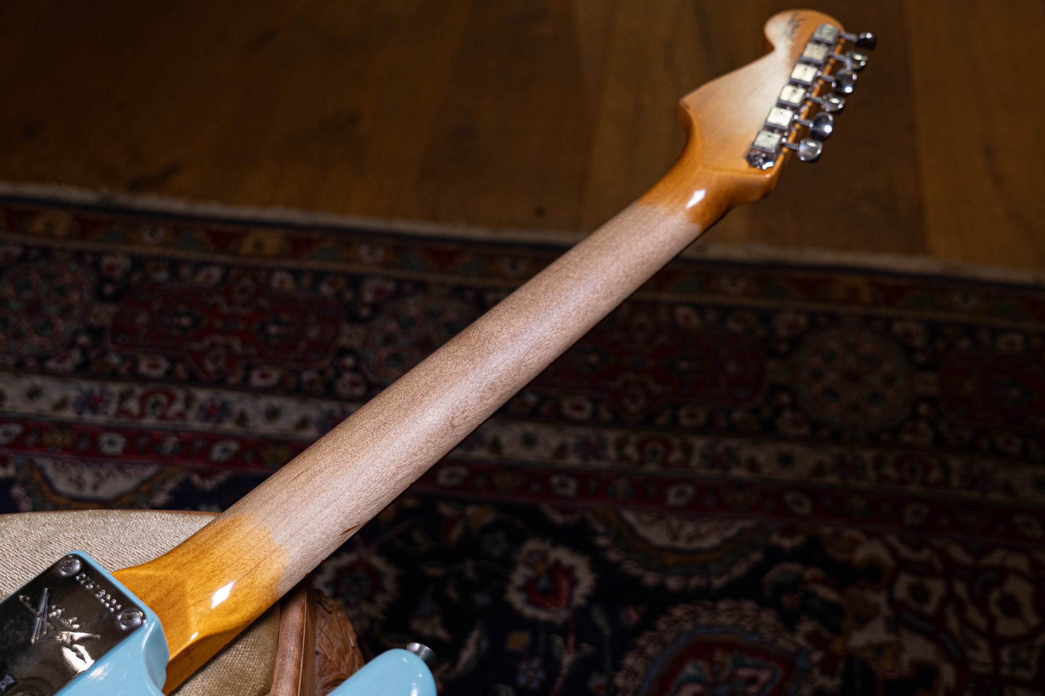 Fender Custom Shop Late 62 Strat Relic Faded Daphne Blue