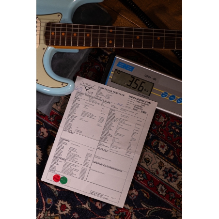 Fender Custom Shop Late 62 Strat Relic Faded Daphne Blue