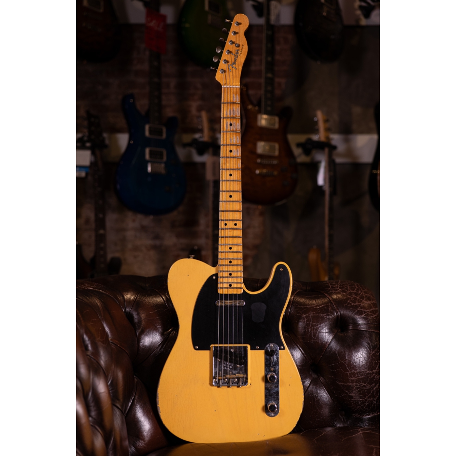 Fender Custom Shop 50s Double Esquire Relic Aged Nocaster Blonde