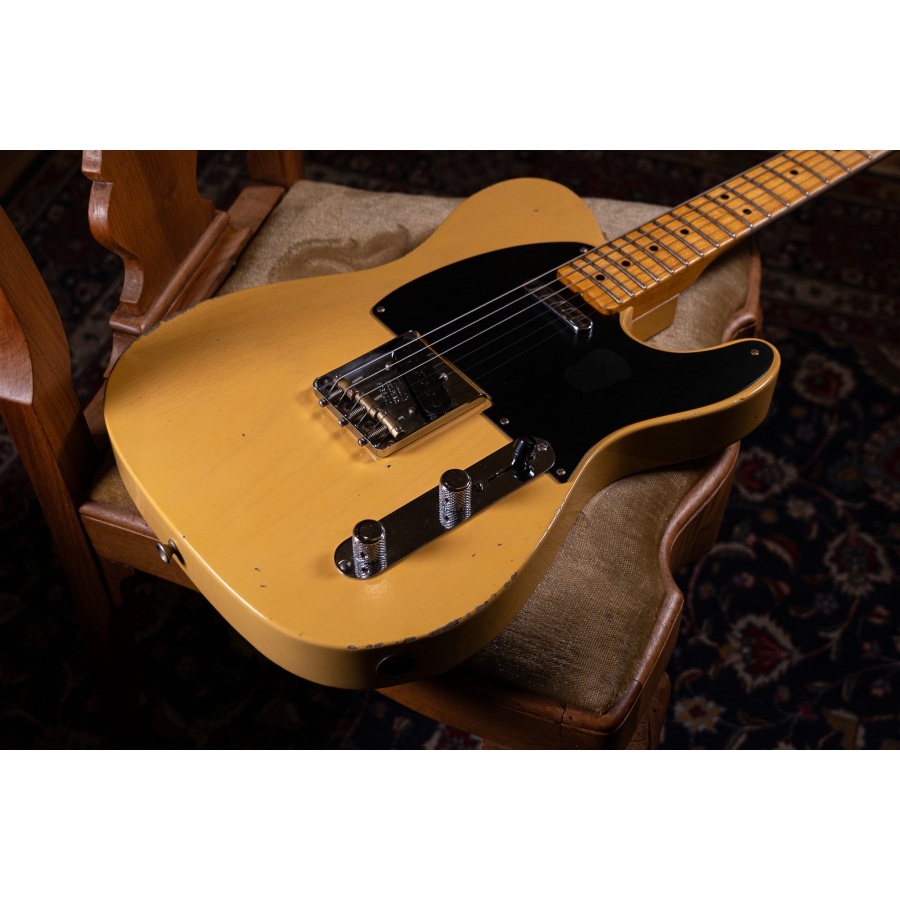 Fender Custom Shop 50s Double Esquire Relic Aged Nocaster Blonde
