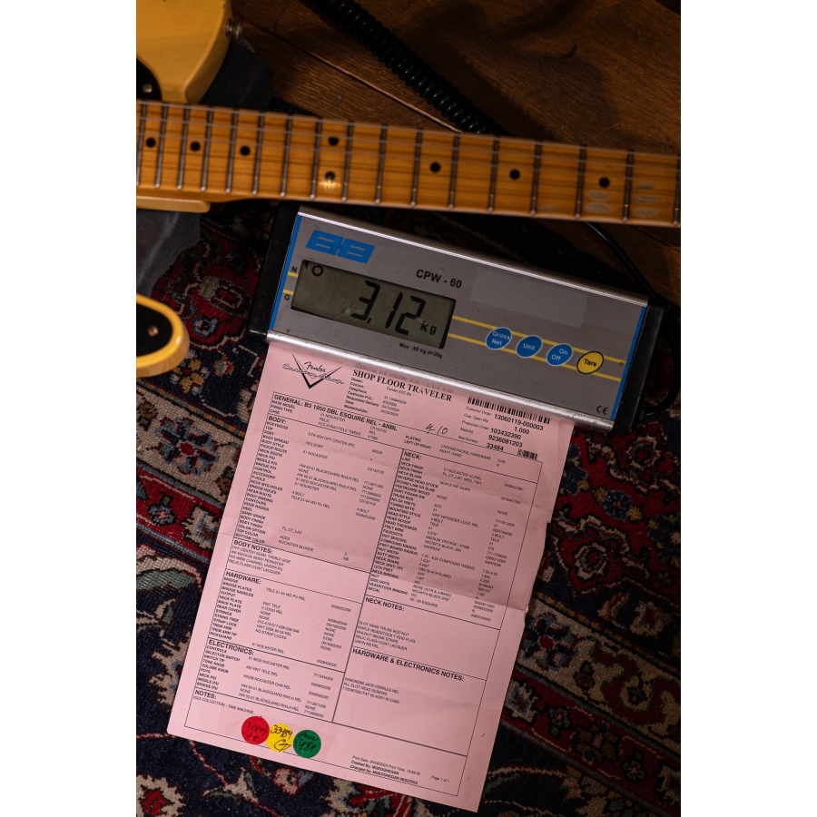 Fender Custom Shop 50s Double Esquire Relic Aged Nocaster Blonde