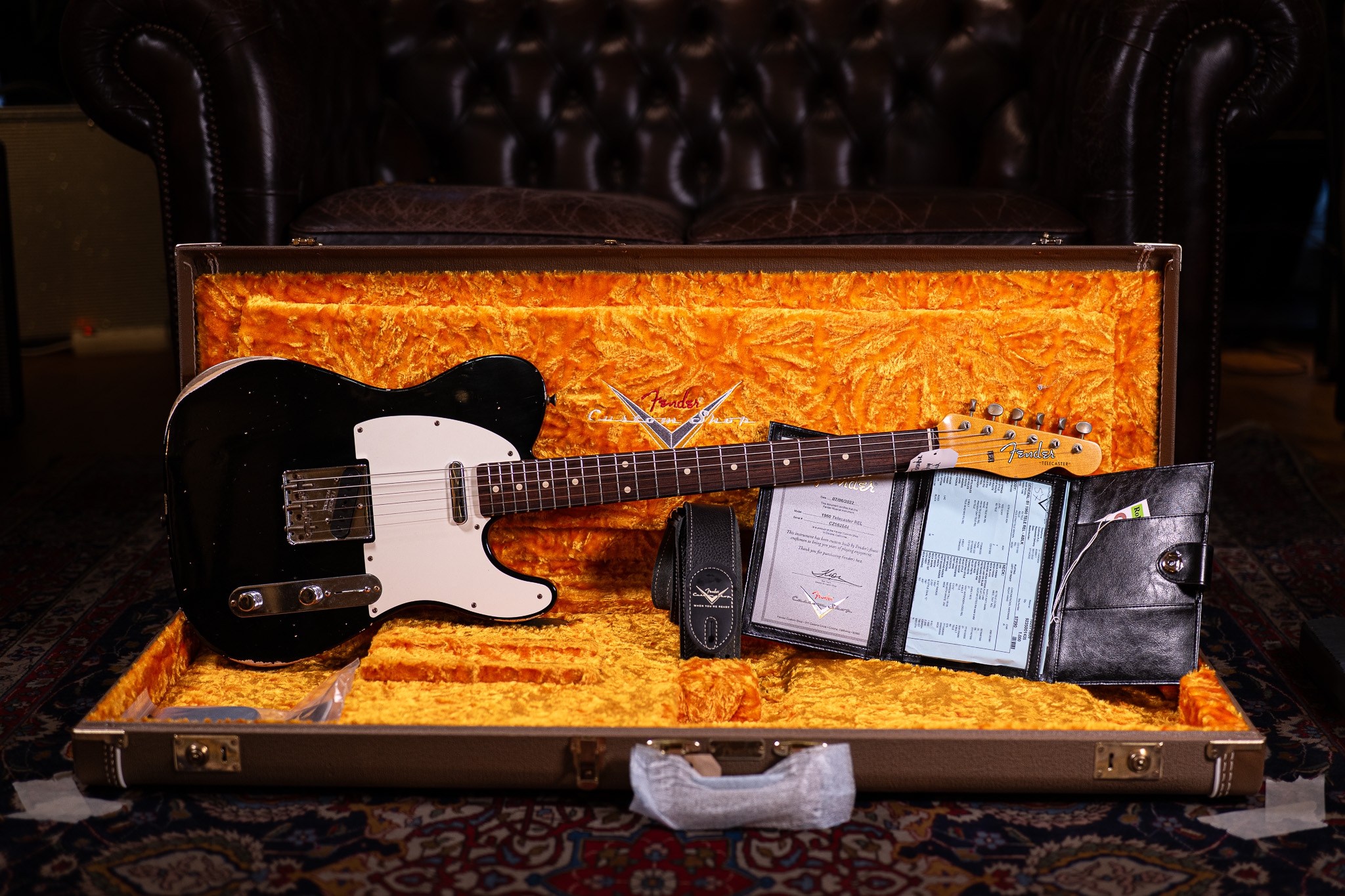 Fender 1960 Telecaster Relic Custom Shop Black