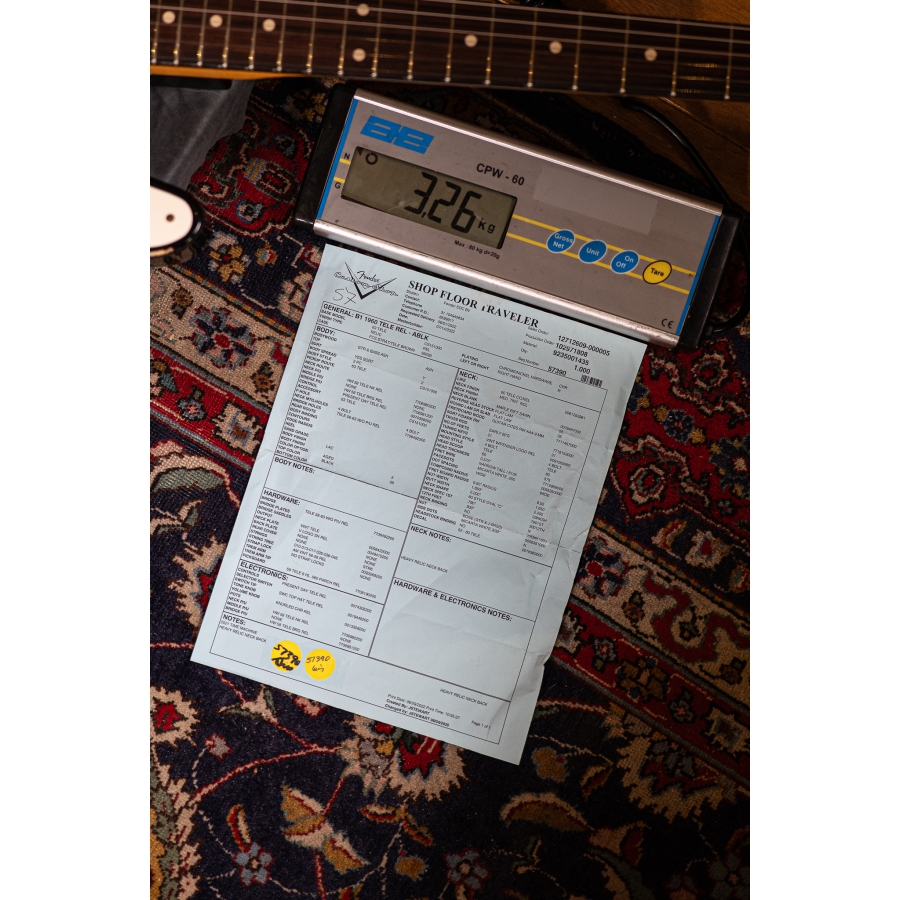 Fender 1960 Telecaster Relic Custom Shop Black