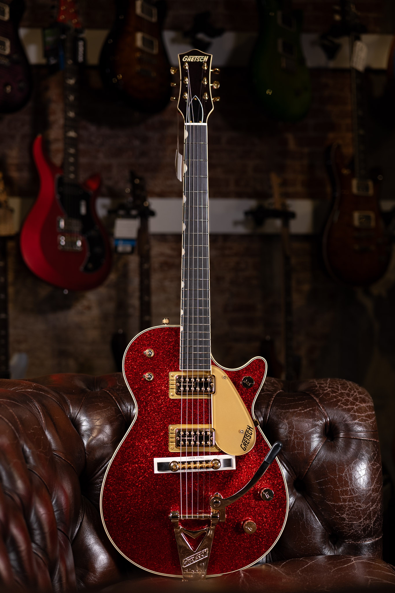 Gretsch G6129TG-59VS Limited Edition Sparkle Jet Red Sparkle