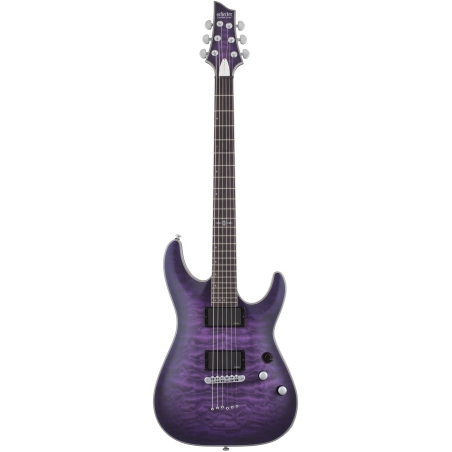 Schecter C-1 Platinum Satin Purple Burst