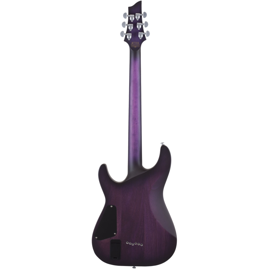 Schecter C-1 Platinum Satin Purple Burst