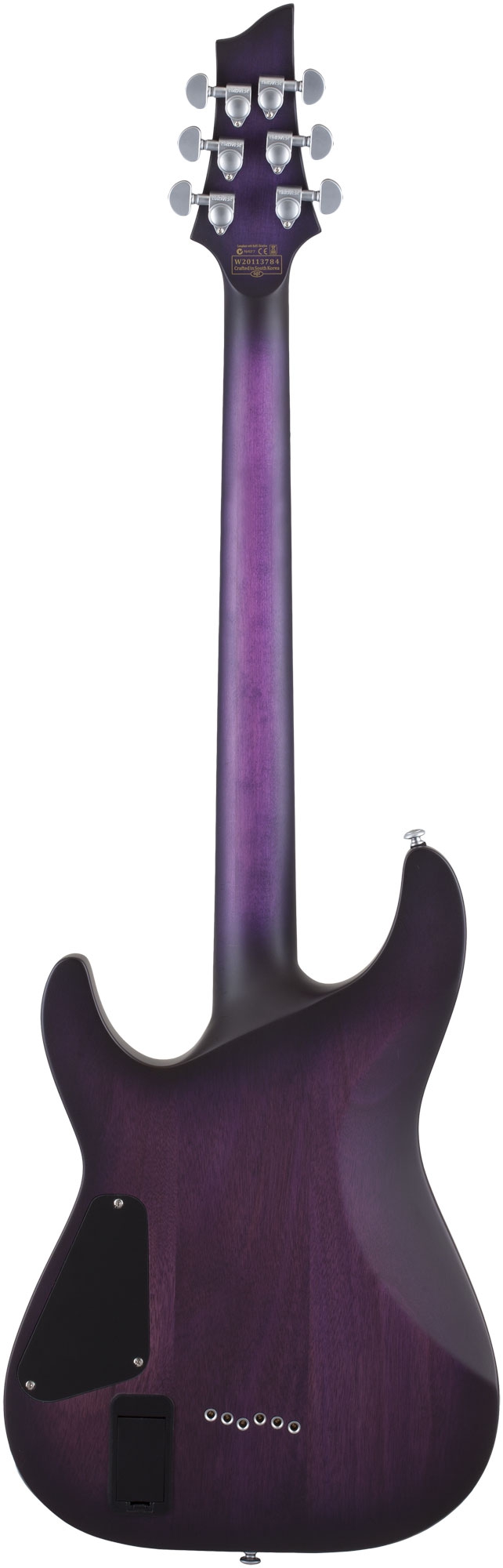 Schecter C-1 Platinum Satin Purple Burst