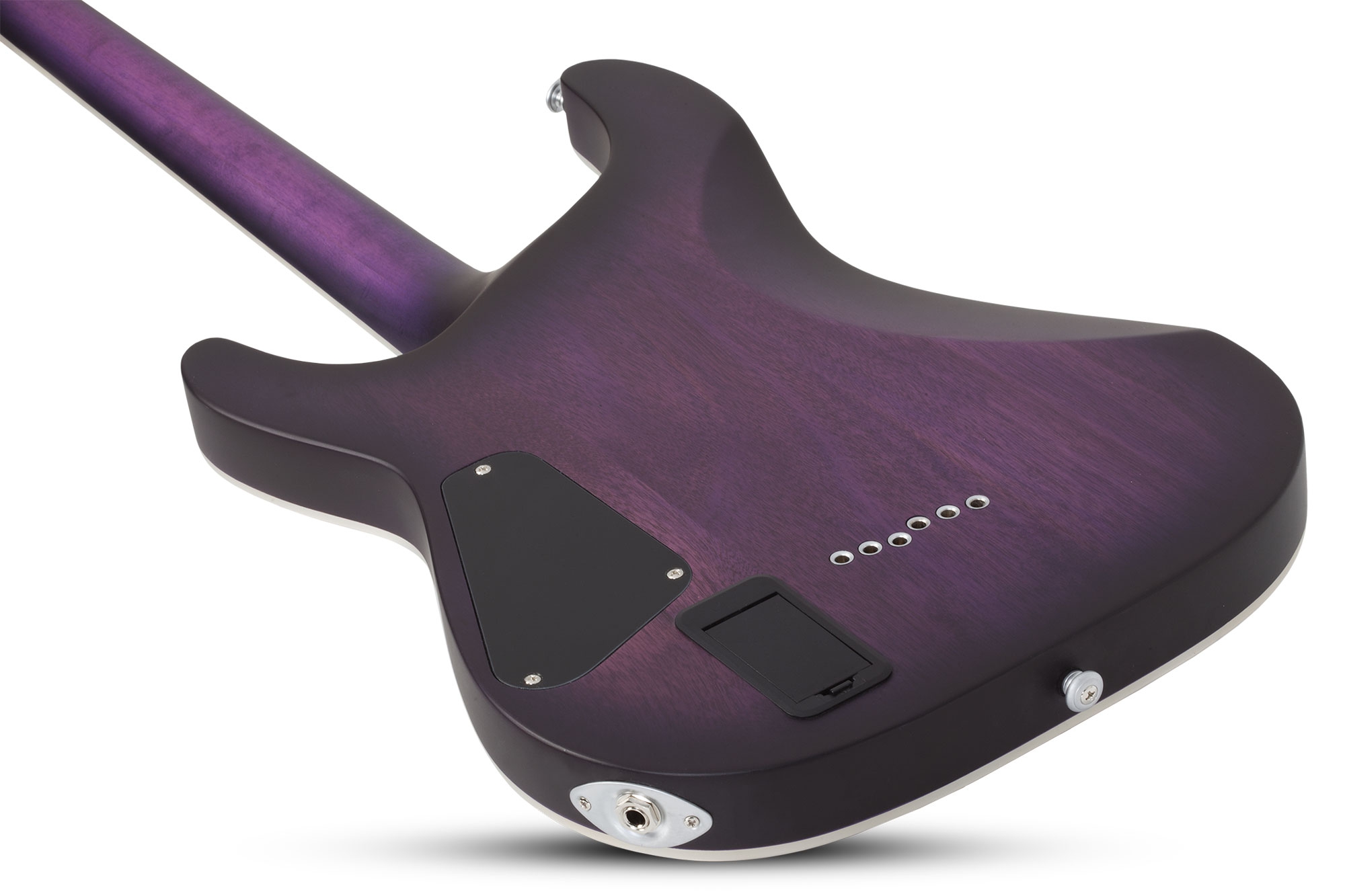 Schecter C-1 Platinum Satin Purple Burst