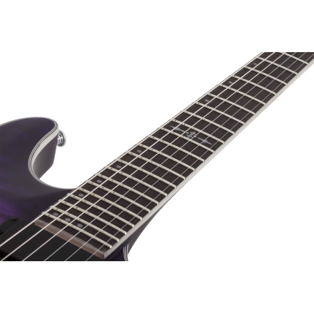 Schecter C-1 Platinum Satin Purple Burst