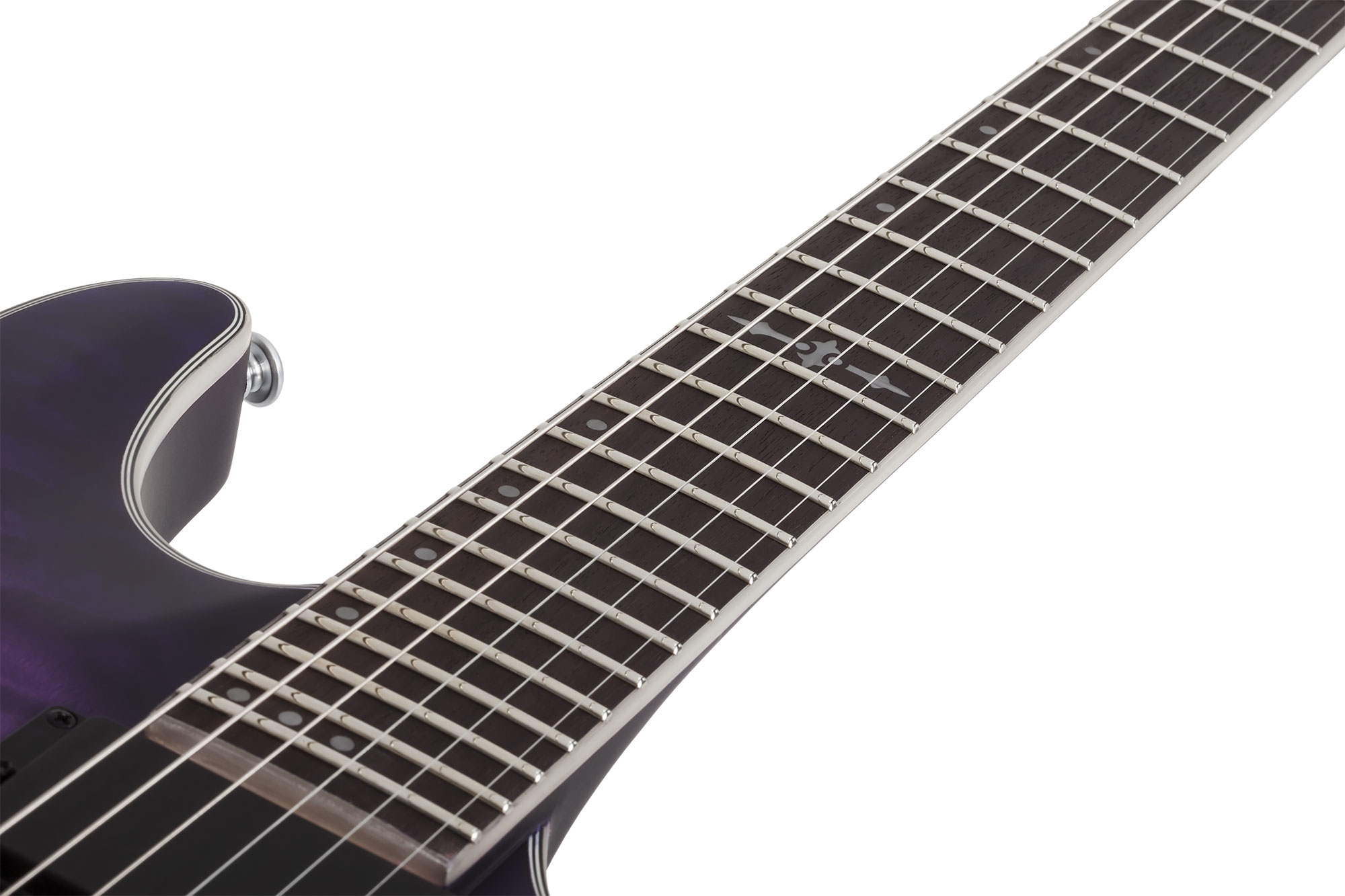 Schecter C-1 Platinum Satin Purple Burst