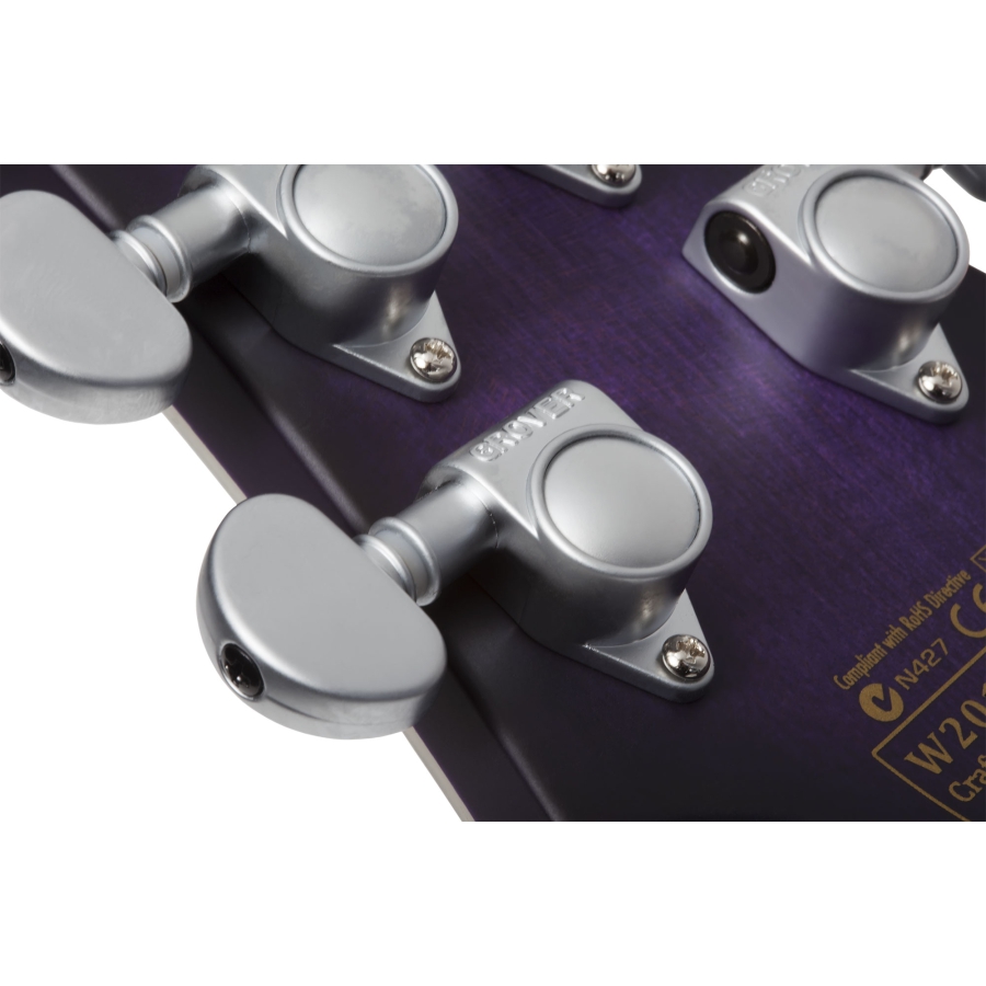 Schecter C-1 Platinum Satin Purple Burst