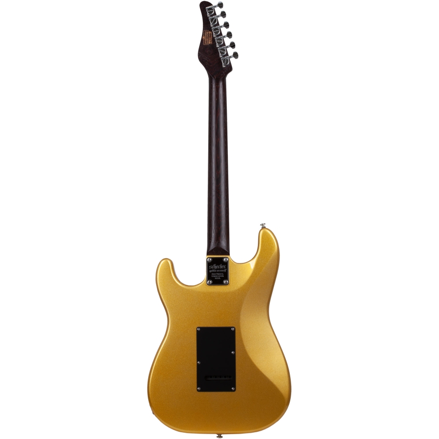 Schecter Nick Johnston 10th Anniversary HSS Atomic Saffron