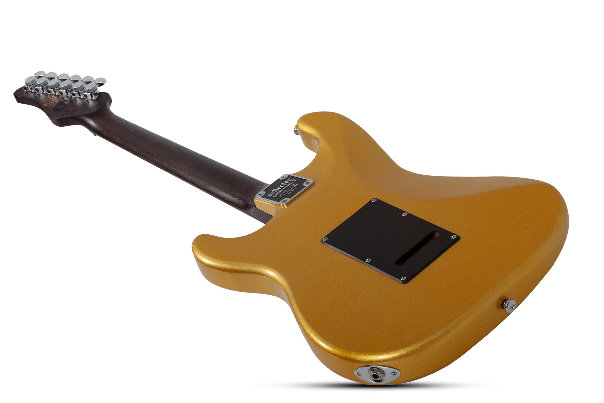 Schecter Nick Johnston 10th Anniversary HSS Atomic Saffron