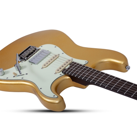 Schecter Nick Johnston 10th Anniversary HSS Atomic Saffron