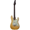 Schecter Nick Johnston 10th Anniversary HSS Atomic Saffron