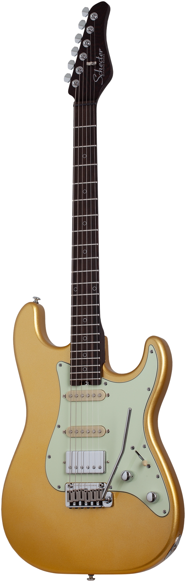 Schecter Nick Johnston 10th Anniversary HSS Atomic Saffron