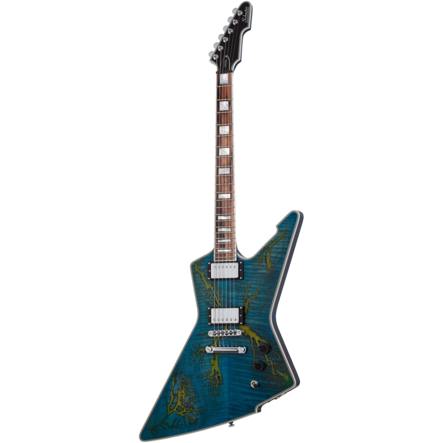 Schecter E-1 Electro Resin Transparent Blue