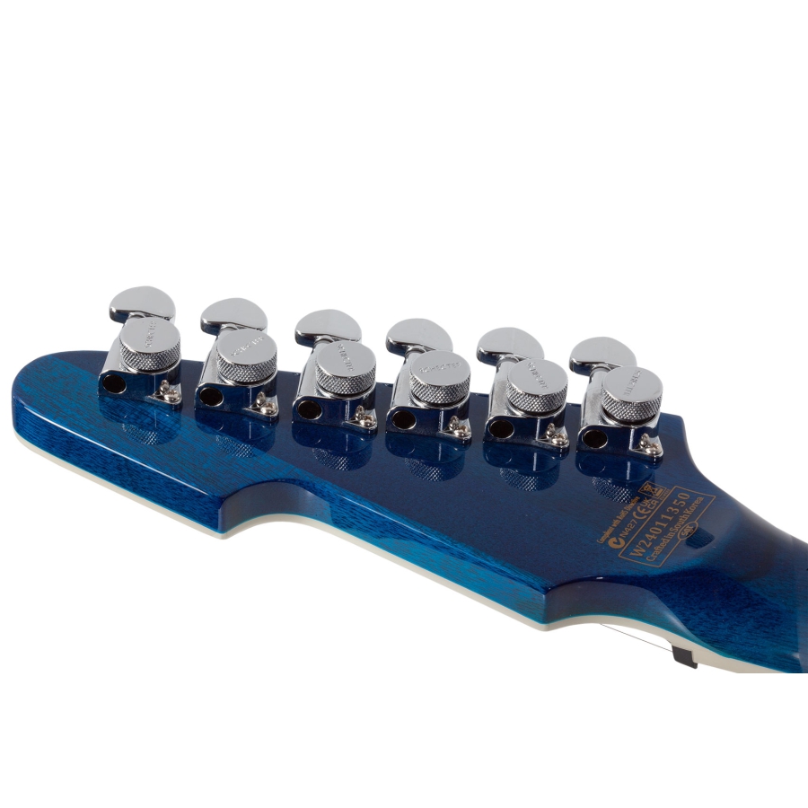 Schecter E-1 Electro Resin Transparent Blue