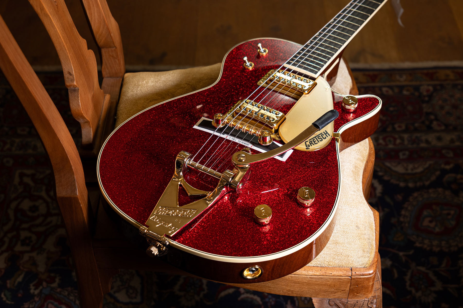 Gretsch G6129TG-59VS Limited Edition Sparkle Jet Red Sparkle