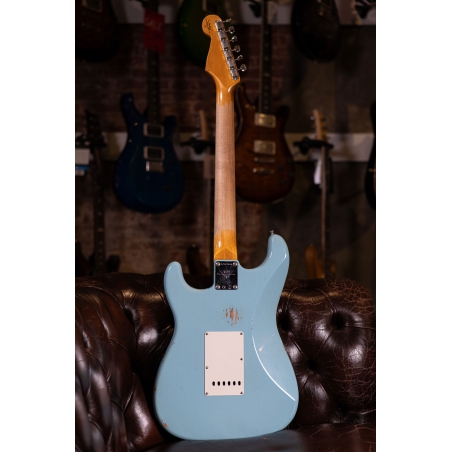 Fender Custom Shop Late 62 Strat Relic Faded Daphne Blue