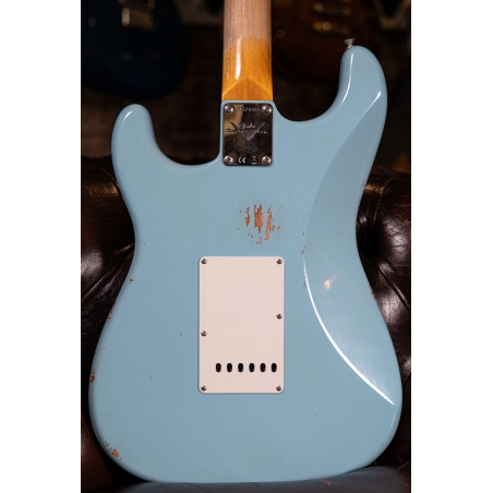 Fender Custom Shop Late 62 Strat Relic Faded Daphne Blue