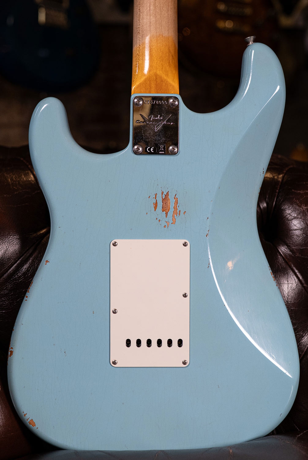 Fender Custom Shop Late 62 Strat Relic Faded Daphne Blue