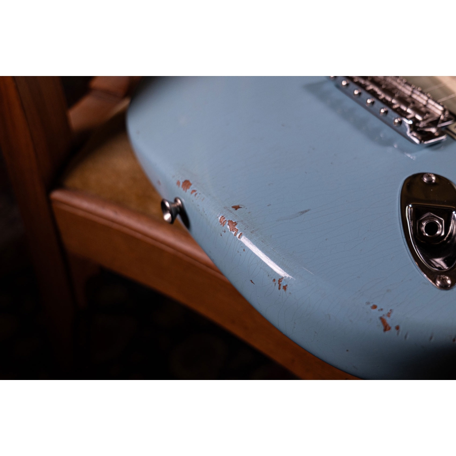 Fender Custom Shop Late 62 Strat Relic Faded Daphne Blue