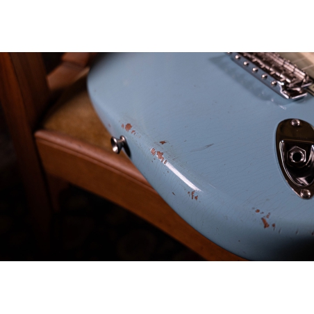 Fender Custom Shop Late 62 Strat Relic Faded Daphne Blue