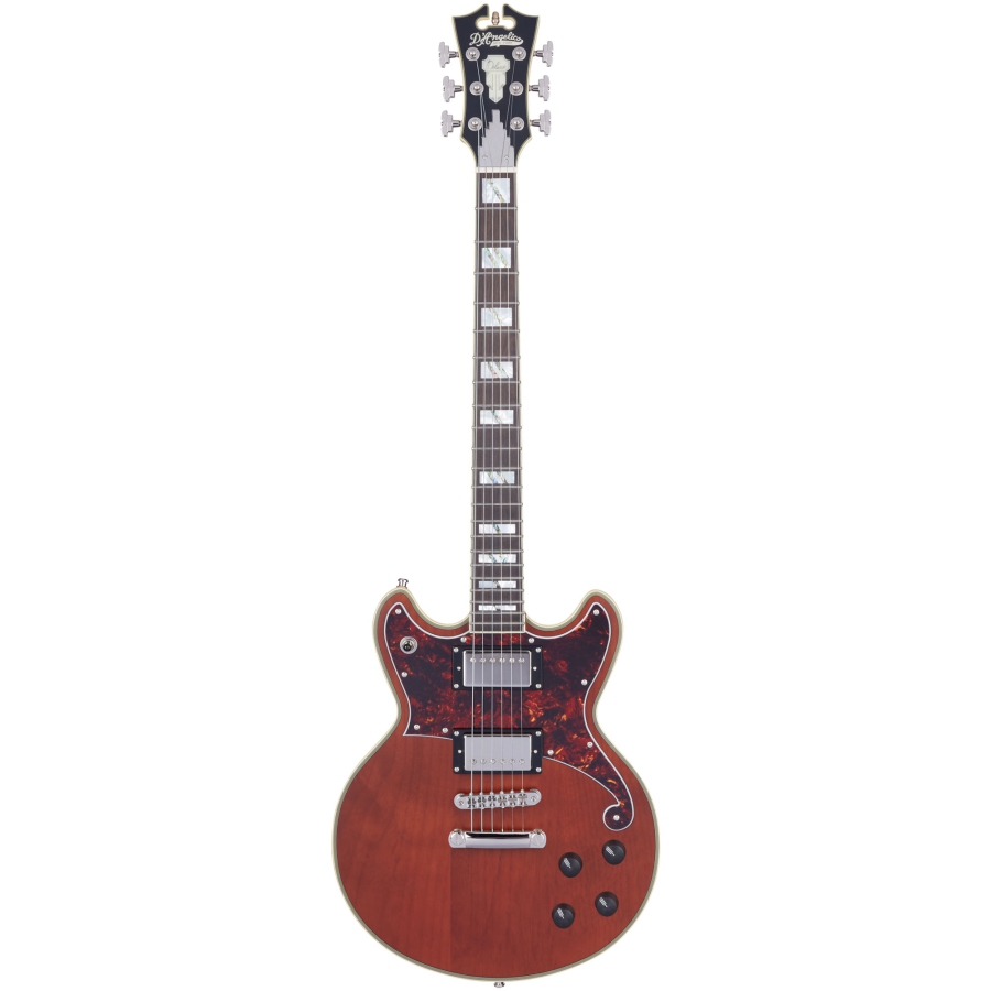 DAngelico Deluxe Brighton Matte Walnut