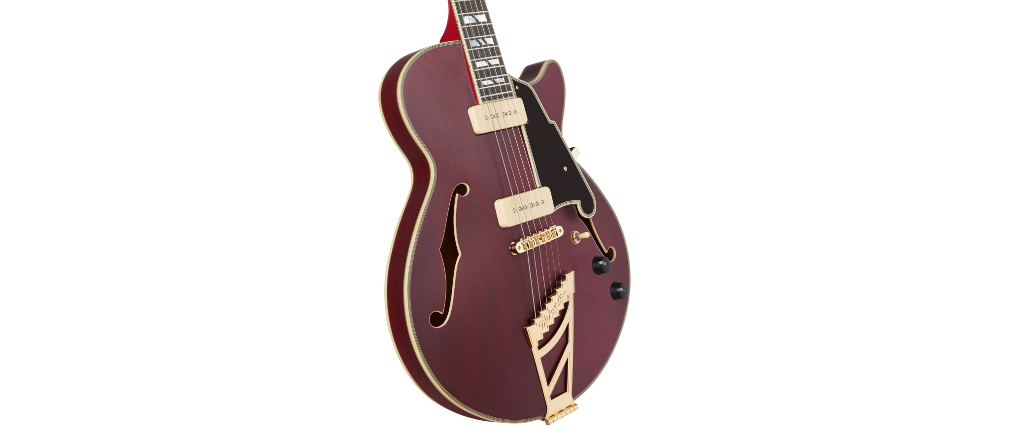 DAngelico Deluxe SS Satin Trans Wine | DijkmanMuziek |