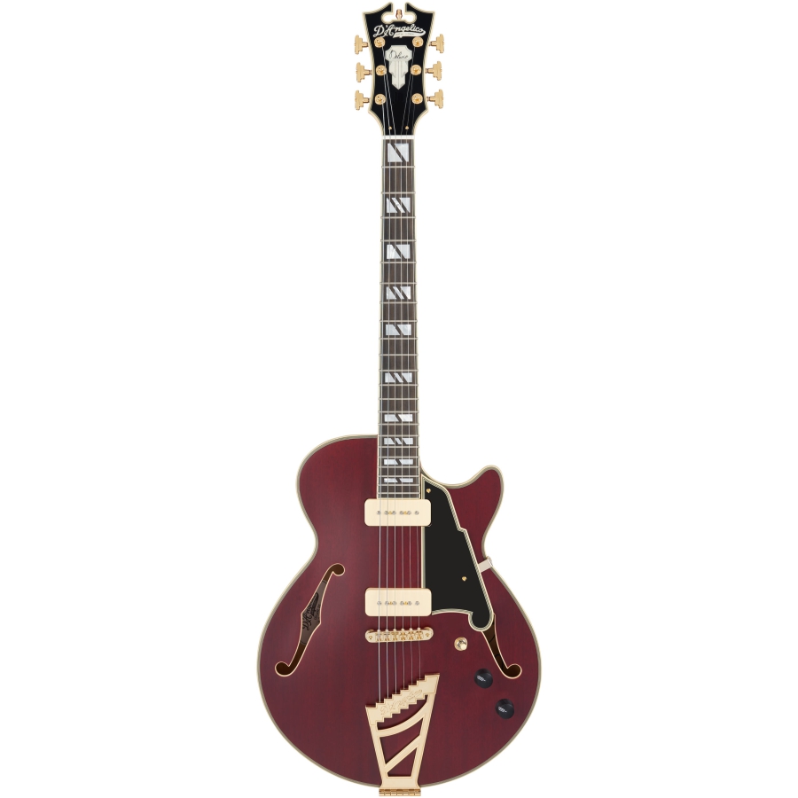 DAngelico Deluxe SS Satin Trans Wine