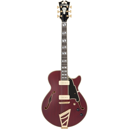 DAngelico Deluxe SS Satin Trans Wine