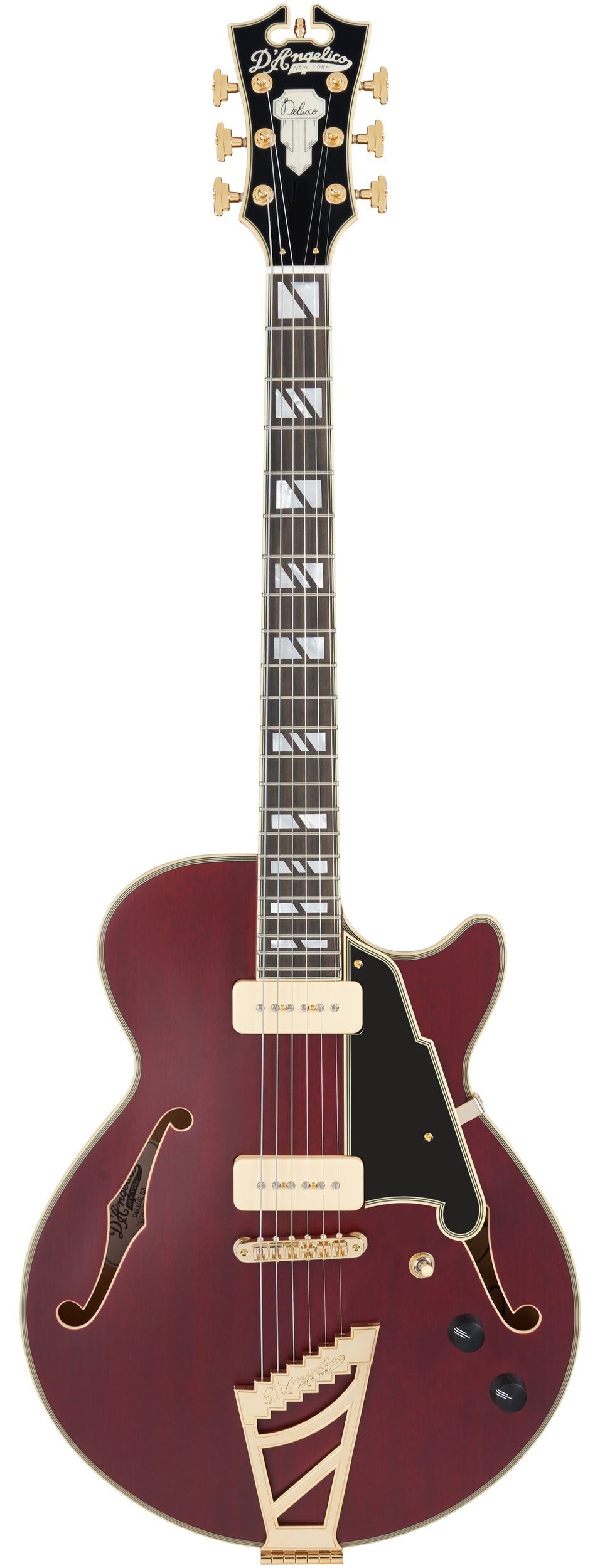 DAngelico Deluxe SS Satin Trans Wine