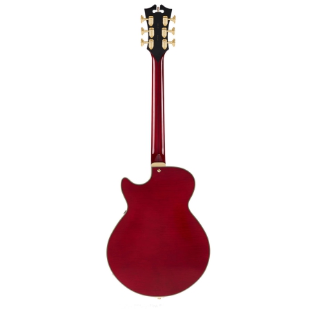 DAngelico Excel SS Stairstep Tailpiece Trans Cherry