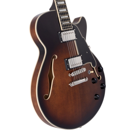 DAngelico Premier SS Brown Burst