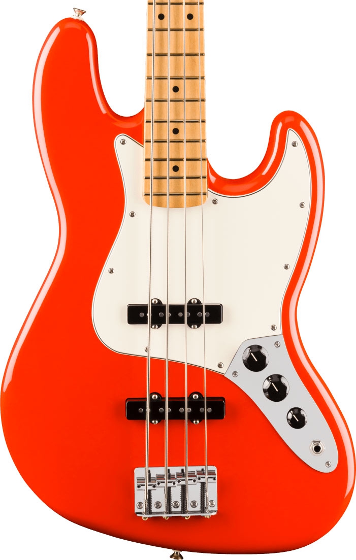 Fender Player II Jazz Bass MN Coral Red