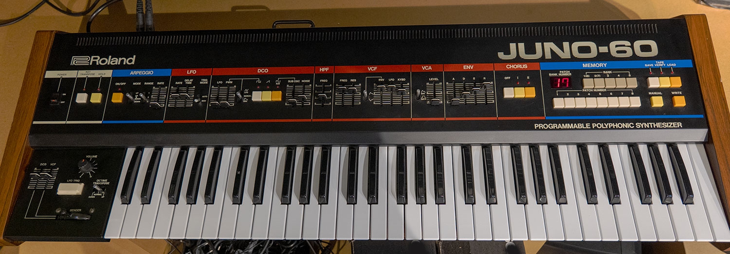Roland Juno-60 vintage synthesizer 1983